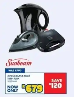 Russells Sunbeam 3 Piece Black Pack offer