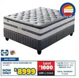 Russells Sealy Salvador 152cm Queen Bed Set offer