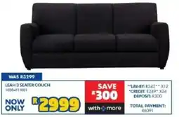 Russells LEAH 3 SEATER COUCH offer