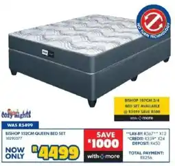 Russells BISHOP 152CM QUEEN BED SET offer