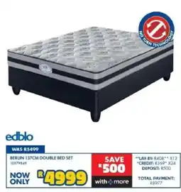 Russells edblo BERLIN 137CM DOUBLE BED SET offer