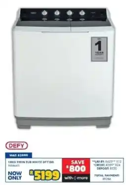Russells Defy 18kg Twin Tub White offer