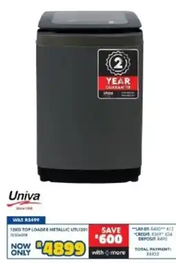 Russells Univa 12KG TOP LOADER METALLIC offer
