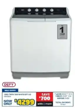 Russells Defy 13KG Twin Tub White offer