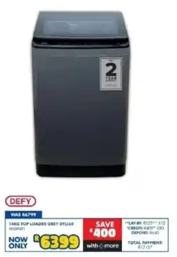 Russells Defy 14KG Top Loader Grey offer