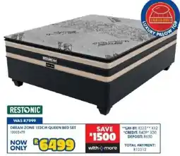 Russells Restonic Dream Zone 152cm Queen Bed Set offer