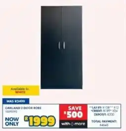 Russells OAKLAND 2 DOOR ROBE offer