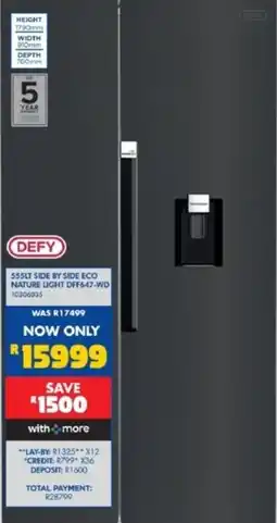 Russells DEFY 555LT SIDE BY SIDE ECO NATURE LIGHT offer