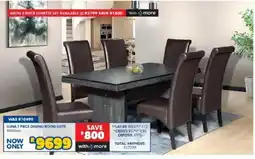 Russells Luna 7 Piece Dining Room Suite offer