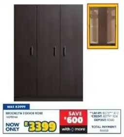 Russells BROOKLYN 3 DOOR ROBE offer