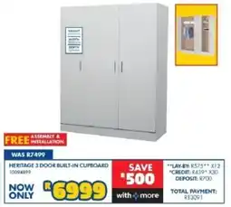 Russells Heritage 3 Door Built-In Cupboard offer