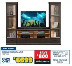 Russells KENYA 3 PIECE WALL UNIT offer