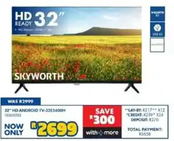Russells 32" HD ANDROID TV-32E5400H offer