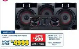 Russells CASN 2.1 CHANNEL HIFI SYSTEM offer