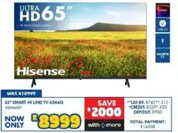 Russells 65" SMART 4K UHD TV-65A6Q offer