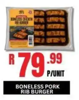 Fleisherei BONELESS PORK RIB BURGER offer