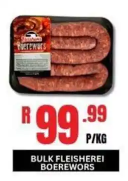 Fleisherei Fleisherei Boerewors offer