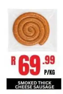 Fleisherei SMOKED THICK CHEESE SAUSAGE offer