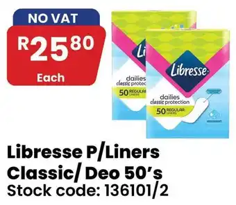 Libresse P/Liners Classic/Deo 50's