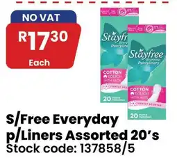 Africa Cash and Carry Stayfree Everyday Pantyliners Assorted offer