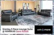 Bradlows Stanley 3 Piece Lounge Suite offer
