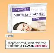Bradlows Sleepmasters Queen Mattress Protector 10127130 offer