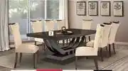 Bradlows Cassa Table + 8 Cassa Dining Chairs Combo offer