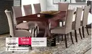 Bradlows Princeton Table + 8 Princeton Dining Chairs Combo offer