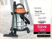 Bradlows Bennett Read Titan 15 Vacuum Cleaner HCV224 10320896 offer
