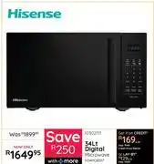 Bradlows Hisense 34Ltr Digital Microwave H34MOBS17 10302111 offer