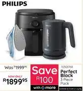 Bradlows Philips Perfect Black 3 Piece Pack 10306168 offer