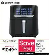 Bradlows Bennett Read 8Ltr Digital Air Fryer KAF182 10310095 offer