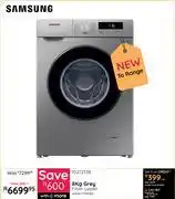 Bradlows Samsung 8Kg Grey Front Loader Washing Machine WW80T3040BS 10272338 offer