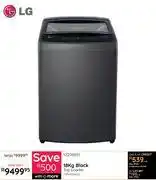 Bradlows LG 18Kg Black Top Loader Washing Machine T18V1NDHT2 10298851 offer
