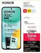 Bradlows Honor X6c 128GB Dual Sim Smartphone 10308122 offer