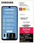 Bradlows Samsung Galaxy A17 128GB Black Smartphone 10308716 offer