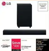 Bradlows LG 2.1 Channel Sound Bar S30A 10322384 offer