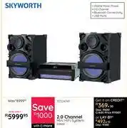 Bradlows Skyworth 2.0 Channel Mini HiFi System BS800 10324741 offer