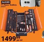 Mica Harden 77 Piece Toolbox 510777-Per Kit offer