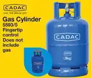 Mica Cadac 3Kg Gas Cyclinder 5593/5 (Fingertip Control Does Not Include Gas) offer