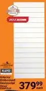 Mica Swartland Kayo Interior Embossed Horizontal Door 813x2032mm EBHRZLI0 offer