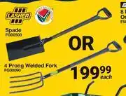 Mica Lasher Spade FG00500 Or 4 Prong Welded Pork FG00090-Each offer