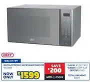 Russells Defy 30L Electronic Microwave DMO390 10124426 offer