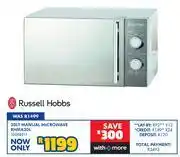 Russells Russell Hobbs 20L Manual Microwave RHMA20L 10058511 offer