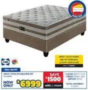 Russells Sealy Argo 137cm Double Bed Set 10018994 offer