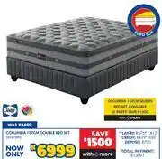 Russells Sealy Columbia 137cm Double Bed Set 10127590 offer