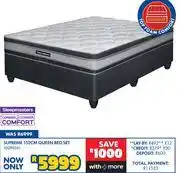 Russells Sleepmasters Supreme 152cm Queen Bed Set 10290351 offer