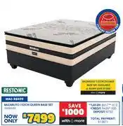 Russells Restonic Bazaruto 152cm Queen Base Set offer