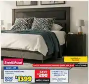 Russells Kingsley Headboard In Steel & Rose 10282405001 offer