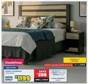 Russells Senna Headboard in Steel & Rose 10282403001 offer